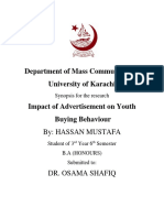 Hassan Synopsis - Impact of Advertisement On Youth
