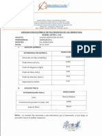 Analisis de Cal Hidratada