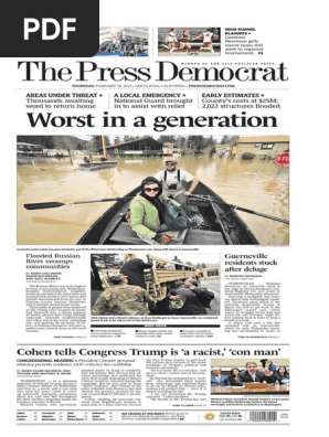 2019.02.28 Press Democrat | PDF | Donald Trump | American Government