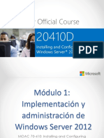 Microsoft Official Course 20410D Install