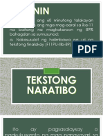 Tekstong Naratibo