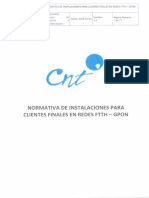 Normativa técnica de Instalaciones para Clientes Finales en redes FTTH-GPON - 2019.pdf