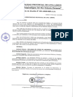 Decreto de Alcaldía Declara Día Cívico No Laborable para El Día 05 de Febrero 2020