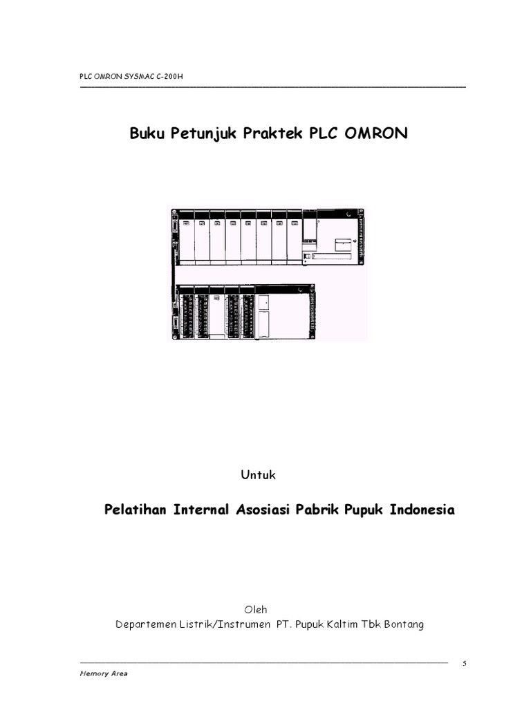 Panduan Pemrograman PLC OMRON C-200H | PDF
