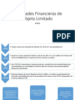 La evolución de las SOFOLES en México