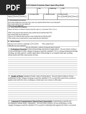 Blank Brag Sheet New