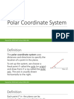 Math 53 Polar Coordinate System