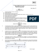 15A01308 Mechanics of Solids PDF