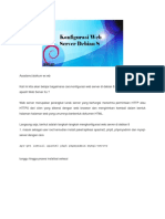 Konfigurasi Web Server Debian 8