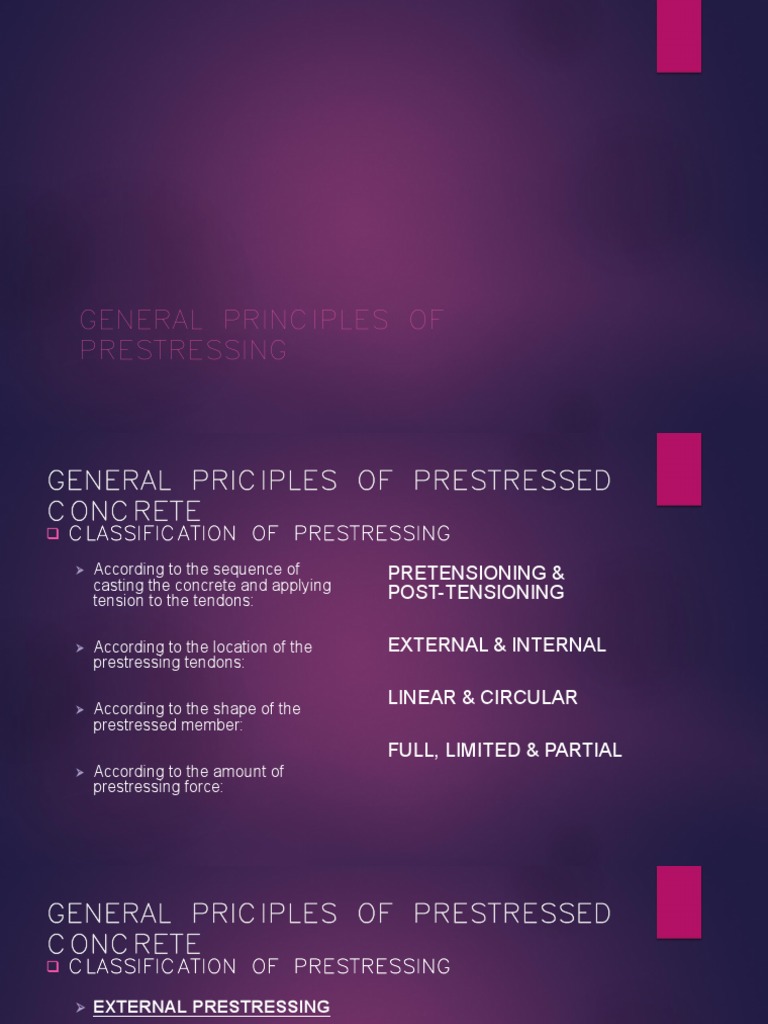 Principles of Prestressing Concrete | PDF | Prestressed Concrete | Beam ...