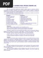 Alimentos para alevinos