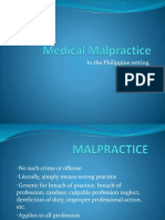 Legal Med Report - Medical Malpractice