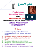 Pembelajaran Menyimak