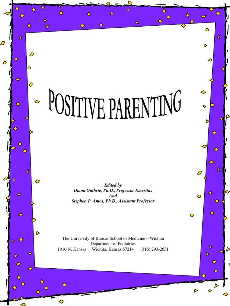 Positive Parenting Pdf Parenting Relationships