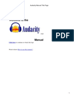 Audacity Manual 1.2