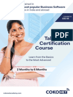 Learn Tally Accounting Software from Basics to Advanced Level Certification