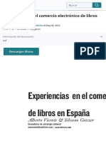 Experiencias en el comercio electrónico de libros en España | Comercio electrónico | Correo