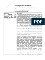 PLANEACIÓN DIDACTICA ARGUMENTADA Examen de Permanencia