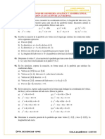 Hoja de Practica 13 - Ecuacion de La Parabola 2019-2