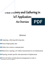 Data Delivery and Gathering in IoT Application