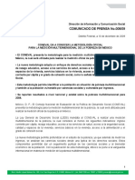 CONEVAL Da a Conocer Metodología Multidimensional de Pobreza