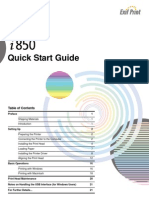 Quick Start Guide: Bubble Jet Printer