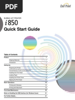 Quick Start Guide: Bubble Jet Printer