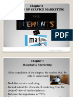 Chapter 2 - ELEMENTS OF SERVICE MARKETING PDF