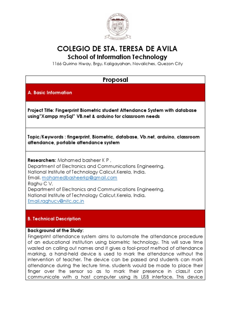Fingerprint Biometric Student Attendance System with Database Using