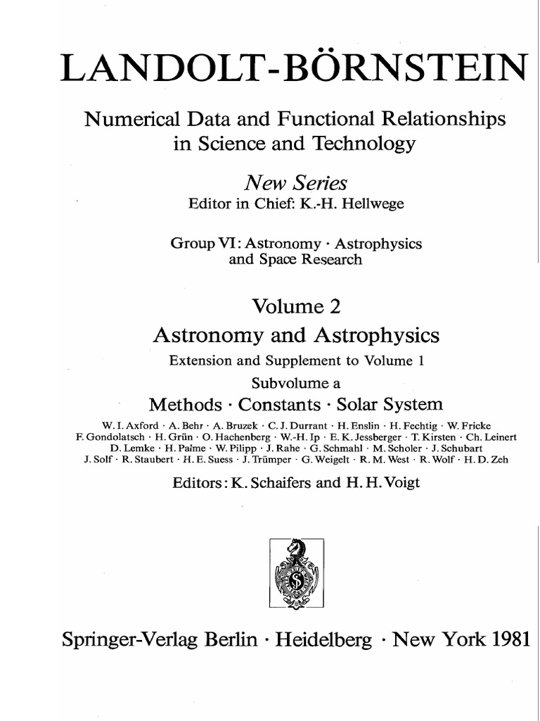 Pub - Astronomy and Astrophysics PDF | PDF | Scientific