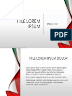 Title Lorem Ipsum