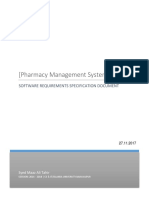 Pharmacy Management System SRS