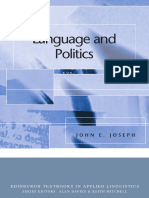 CDA - Politics - Language & Politics (Whole Book)