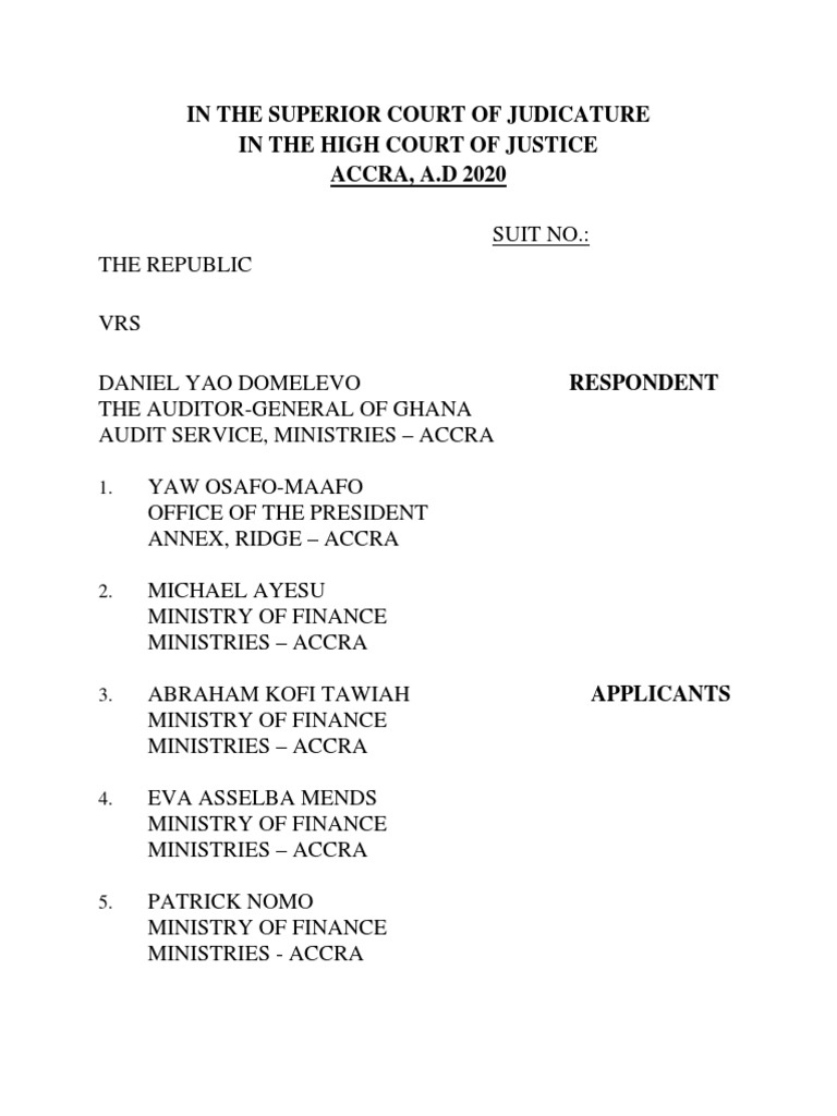 Legal Contempt Case: Auditor-General | PDF | Contempt Of Court ...
