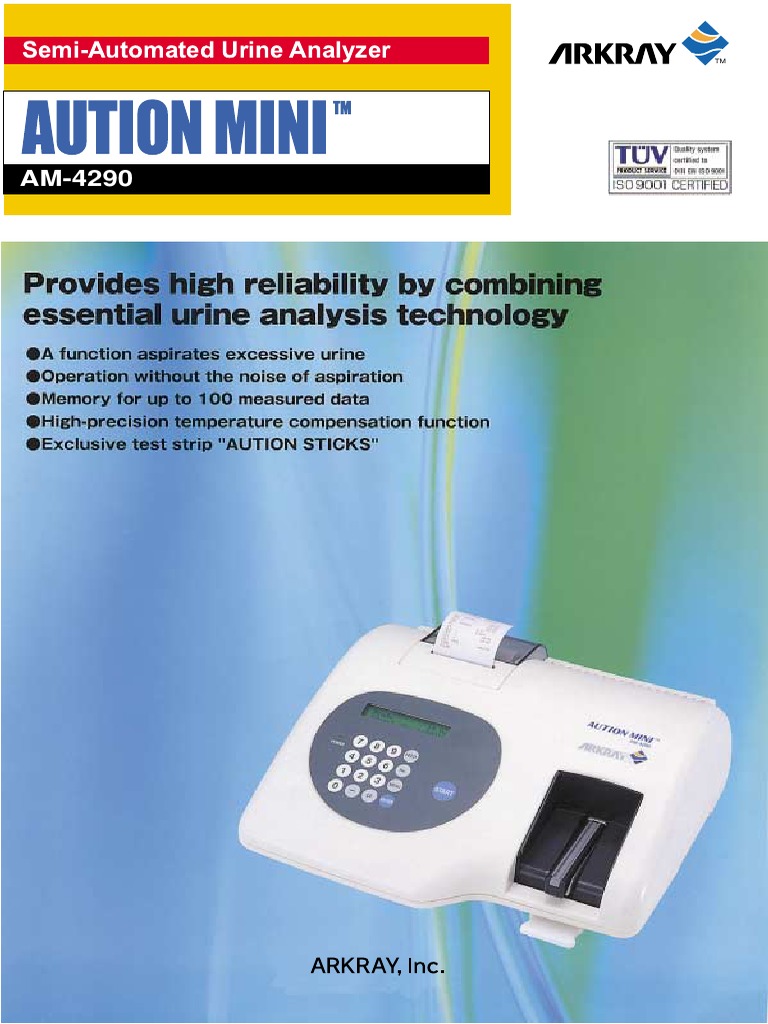 Arkray Am-4290 Aution Mini Brochure PDF | PDF | Temperature | Applied ...