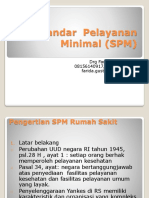 Standar Pelayanan Minimal (SPM)