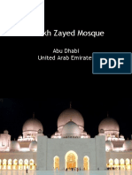 Sheikh Zayed Mosque: Abu Dhabi United Arab Emirates