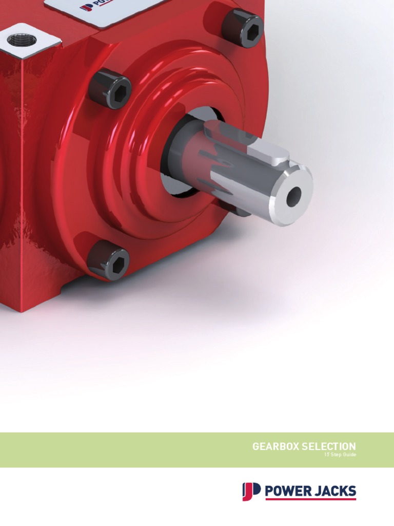 Gearbox Selection PDF Transmission (Mechanics) Mechanical Engineering