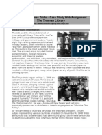 Tokyo War Crimes - Case Study Web Assignment