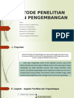 Metode Penelitian Dan Pengembangan