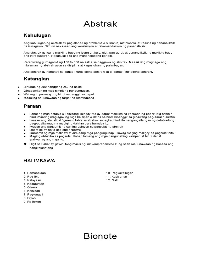 FILIPINO | PDF