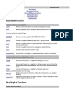 Excel Functions