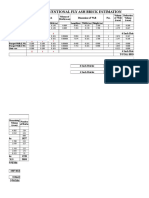 BRICK WORK Estimation