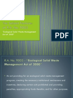 The Salient Features of RA 9003 