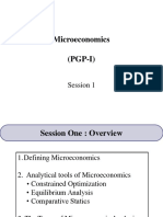 Microeconomics Overview and Tools