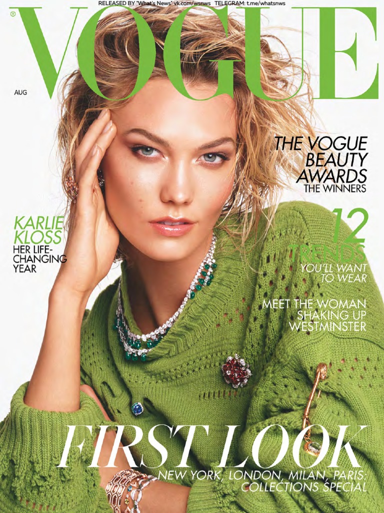 British Vogue - 08 2019 PDF, PDF, Vogue (Magazine)