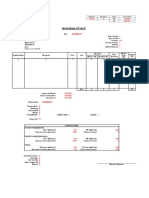 Proforma and Commercial Invoice Templates - 2 Destinations