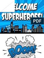 Free Superhero Welcome