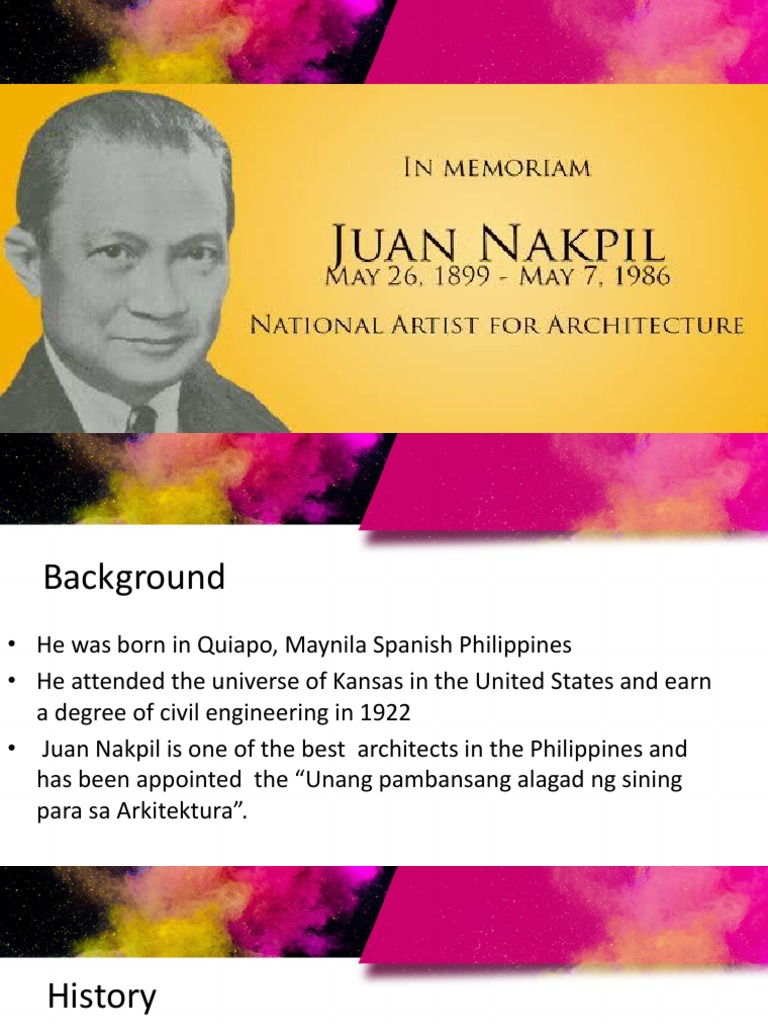 Juan Nakpil: Pioneering Filipino Architect | PDF