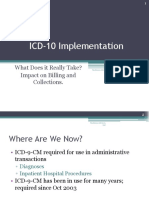 ICD-10 Implementation & its Impact on Billing and Collections